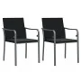 Juego comedor jardín 3 piezas y cojines ratán sintético y acero von , Gartensets - Ref: Foro24-3186955, Preis: 193,31 €, Raba...
