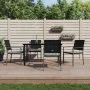 Juego comedor jardín 5 piezas y cojines ratán sintético y acero by , Garden sets - Ref: Foro24-3187021, Price: 299,89 €, Disc...