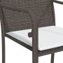 Juego comedor jardín 7 piezas y cojines ratán sintético y acero de , Conjuntos de jardín - Ref: Foro24-3186962, Precio: 406,1...