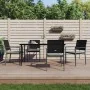 Juego comedor jardín 5 piezas y cojines ratán sintético y acero by , Garden sets - Ref: Foro24-3187009, Price: 318,99 €, Disc...