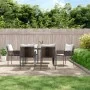 Juego comedor jardín 7 piezas y cojines ratán sintético y acero von , Gartensets - Ref: Foro24-3187054, Preis: 556,49 €, Raba...