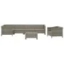 Set de muebles de jardín 7 pzas y cojines ratán sintético gris by , Garden sets - Ref: Foro24-3187283, Price: 589,11 €, Disco...