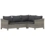 Set de muebles de jardín 7 pzas y cojines ratán sintético gris by , Garden sets - Ref: Foro24-3187283, Price: 589,11 €, Disco...