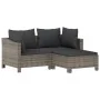 Set de muebles de jardín 6 pzas y cojines ratán sintético gris by , Garden sets - Ref: Foro24-3187295, Price: 507,66 €, Disco...