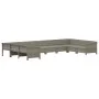 Set de muebles de jardín 10 pzas y cojines ratán sintético gris by , Garden sets - Ref: Foro24-3187306, Price: 693,02 €, Disc...