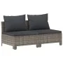 Set de muebles de jardín 10 pzas y cojines ratán sintético gris by , Garden sets - Ref: Foro24-3187306, Price: 693,02 €, Disc...