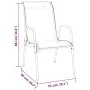 Juego de comedor para jardín 3 piezas acero y textilene negro von , Gartensets - Ref: Foro24-3200682, Preis: 190,41 €, Rabatt: %