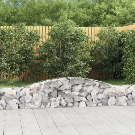 Cestas de gaviones 20 uds forma de arco hierro 400x30x40/60 cm | Foro24.es | Tu tienda online para hogar, jardín y más Foro24.es