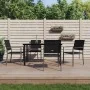 Juego de comedor para jardín 5 piezas ratán sintético y acero von , Gartensets - Ref: Foro24-3187023, Preis: 275,13 €, Rabatt: %