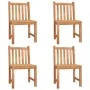 Juego de comedor para jardín 5 piezas madera maciza de teca de , Conjuntos de jardín - Ref: Foro24-3157148, Precio: 607,04 €,...