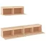 Muebles para TV 3 piezas madera maciza de pino by , TV Furniture - Ref: Foro24-3100139, Price: 207,20 €, Discount: %