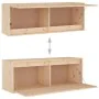 Muebles para TV 3 piezas madera maciza de pino by , TV Furniture - Ref: Foro24-3100139, Price: 207,20 €, Discount: %