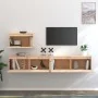 Muebles para TV 3 piezas madera maciza de pino by , TV Furniture - Ref: Foro24-3100274, Price: 185,57 €, Discount: %