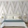 DUTCH WALLCOVERINGS Papel pintado Geometric blanco y dorado | Foro24.es | Tu tienda online para hogar, jardín y más Foro24.es