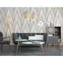 DUTCH WALLCOVERINGS Papel pintado Geometric blanco y dorado | Foro24.es | Tu tienda online para hogar, jardín y más Foro24.es