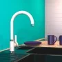EISL Grifo monomando de cocina DIZIANI cromado blanco | Foro24.es | Tu tienda online para hogar, jardín y más Foro24.es