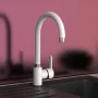 EISL Grifo monomando de cocina DIZIANI cromado blanco | Foro24.es | Tu tienda online para hogar, jardín y más Foro24.es