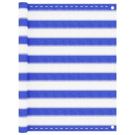Toldo para balcón HDPE azul y blanco 90x500 cm von , Sonnenschirme - Ref: Foro24-310890, Preis: 15,15 €, Rabatt: %