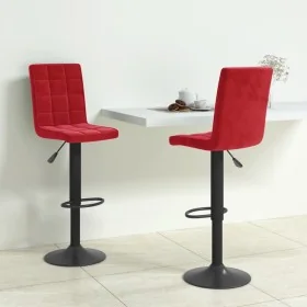 Taburetes de cocina 2 unidades terciopelo rojo vino tinto von , Küchenhocker - Ref: Foro24-335769, Preis: 145,50 €, Rabatt: %