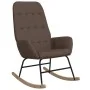 Silla mecedora de tela gris taupe by , Rocking chairs - Ref: Foro24-341262, Price: 116,62 €, Discount: %