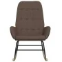 Silla mecedora de tela gris taupe by , Rocking chairs - Ref: Foro24-341262, Price: 116,62 €, Discount: %