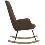 Silla mecedora de tela gris taupe by , Rocking chairs - Ref: Foro24-341262, Price: 116,62 €, Discount: %