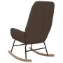Silla mecedora de tela gris taupe by , Rocking chairs - Ref: Foro24-341262, Price: 116,62 €, Discount: %