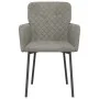 Sillas de comedor 2 unidades terciopelo gris claro de , Sillas de comedor - Ref: Foro24-344779, Precio: 145,27 €, Descuento: %