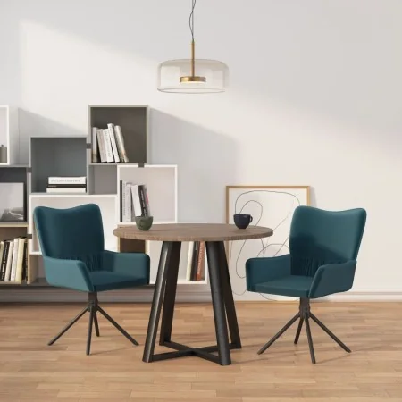 Sillas de comedor giratorias 2 uds terciopelo azul von , Essstühle - Ref: Foro24-344808, Preis: 143,46 €, Rabatt: %