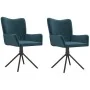 Sillas de comedor giratorias 2 uds terciopelo azul von , Essstühle - Ref: Foro24-344808, Preis: 143,46 €, Rabatt: %