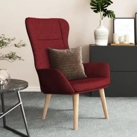 Sillón de relax de tela color rojo tinto by , Armchairs - Ref: Foro24-341402, Price: 124,55 €, Discount: %