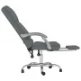 Silla de oficina reclinable con masaje de tela gris oscuro von , Bürostühle - Ref: Foro24-349686, Preis: 129,81 €, Rabatt: %