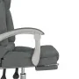 Silla de oficina reclinable con masaje de tela gris oscuro von , Bürostühle - Ref: Foro24-349686, Preis: 129,81 €, Rabatt: %