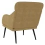 Sillón de terciopelo marrón 63x76x80 cm de , Sillones - Ref: Foro24-351442, Precio: 88,77 €, Descuento: %