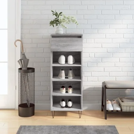 Mueble zapatero madera contrachapada gris Sonoma 40x36x105 cm | Foro24.es | Tu tienda online para hogar, jardín y más Foro24.es