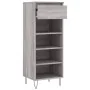 Mueble zapatero madera contrachapada gris Sonoma 40x36x105 cm | Foro24.es | Tu tienda online para hogar, jardín y más Foro24.es
