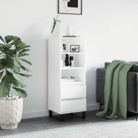 Aparador alto madera contrachapada blanco 40x36x110 cm von , Sideboards - Ref: Foro24-831516, Preis: 63,34 €, Rabatt: %