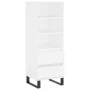 Aparador alto madera contrachapada blanco 40x36x110 cm de , Aparadores - Ref: Foro24-831516, Precio: 63,34 €, Descuento: %