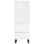 Aparador alto madera contrachapada blanco 40x36x110 cm de , Aparadores - Ref: Foro24-831516, Precio: 63,34 €, Descuento: %