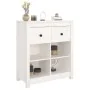 Aparador de madera maciza de pino blanco 70x35x80 cm by , Sideboards - Ref: Foro24-813765, Price: 87,12 €, Discount: %