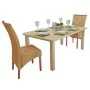 Sillas de comedor 2 unidades ratán natural marrón by , dining chairs - Ref: Foro24-243235, Price: 182,03 €, Discount: %