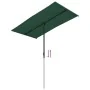 Sombrilla de jardín con palo de aluminio verde 180x110 cm de , Sombrillas - Ref: Foro24-47328, Precio: 41,55 €, Descuento: %