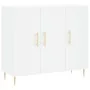 Aparador de madera de ingeniería blanco 90x34x80 cm von , Sideboards - Ref: Foro24-828092, Preis: 91,55 €, Rabatt: %