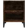 Mesitas de noche 2 uds patas de metal roble ahumado 40x30x50 cm von , Nachttische - Ref: Foro24-813105, Preis: 43,16 €, Rabat...