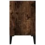 Mesitas de noche 2 uds patas de metal roble ahumado 40x30x50 cm von , Nachttische - Ref: Foro24-813105, Preis: 43,16 €, Rabat...