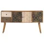 Aparador con estampado madera maciza de mango 130x30x70 cm | Foro24.es | Tu tienda online para hogar, jardín y más Foro24.es