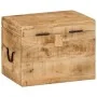 Caja de almacenaje madera maciza de mango 39x28x31 cm by , Storage trunks - Ref: Foro24-338483, Price: 88,31 €, Discount: %