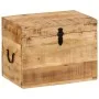 Caja de almacenaje madera maciza de mango 39x28x31 cm by , Storage trunks - Ref: Foro24-338483, Price: 88,31 €, Discount: %