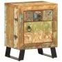 Mesita de noche de madera maciza reciclada 40x30x50 cm | Foro24.es | Tu tienda online para hogar, jardín y más Foro24.es