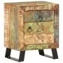 Mesita de noche de madera maciza reciclada 40x30x50 cm | Foro24.es | Tu tienda online para hogar, jardín y más Foro24.es